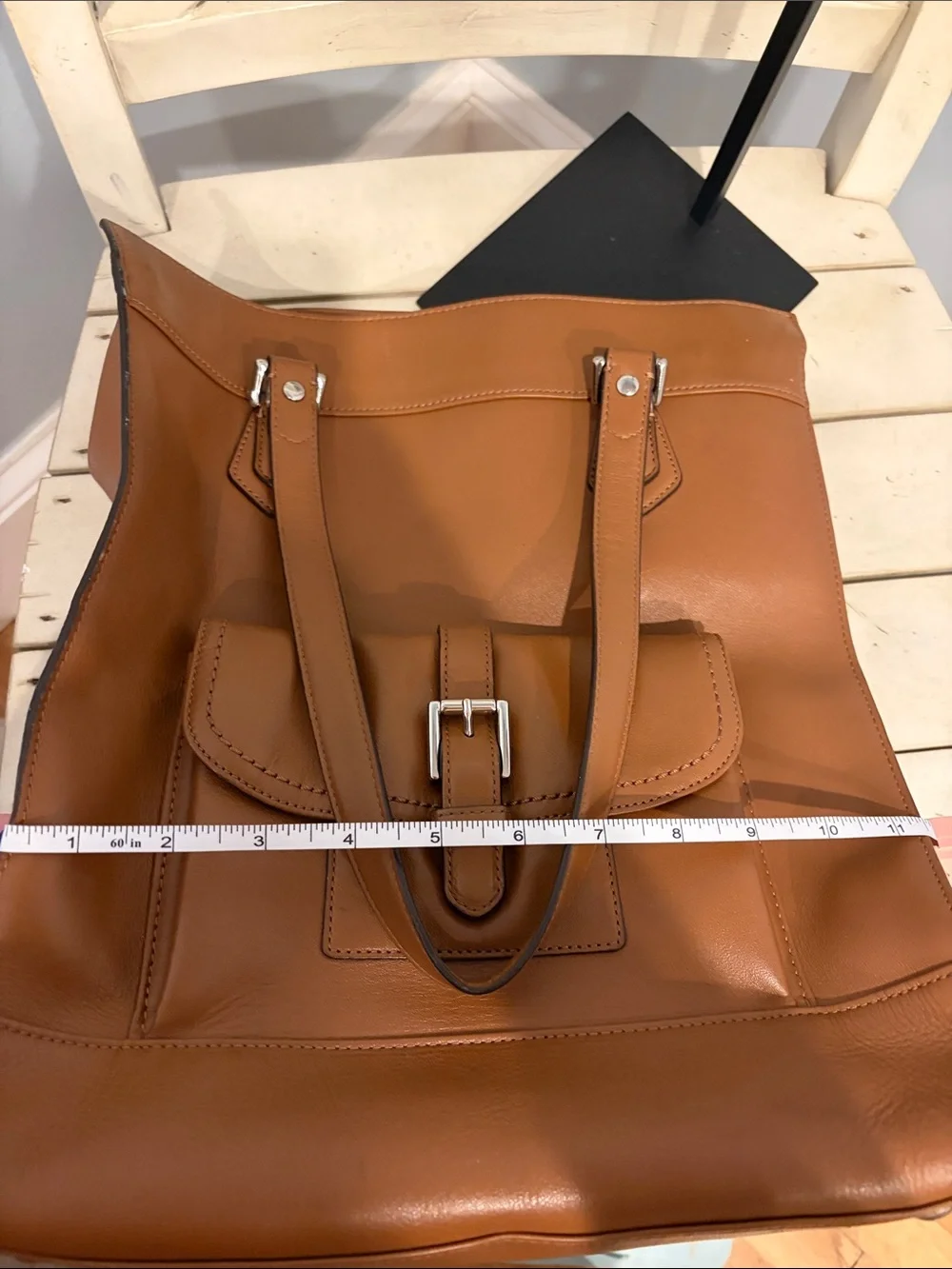 Coach Classic Tan Leather Tote Bag - Versatile Everyday Carry